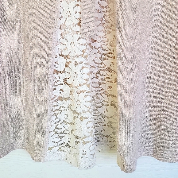 Hagel Knitted lace blouse size S Flared to the bottom - Picture 7 of 12